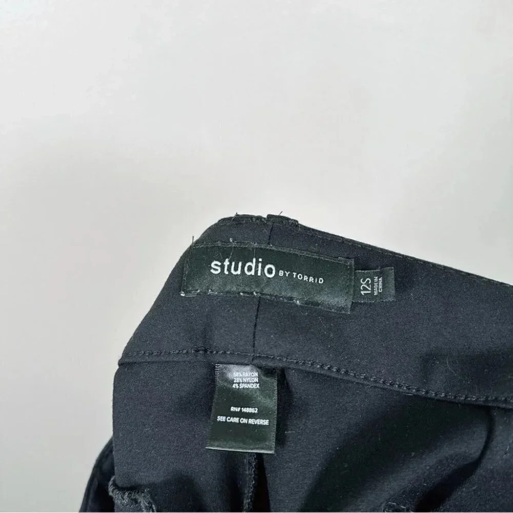 Torrid Trouser Boot Studio Luxe Ponte Mid-Rise Pant - Picture 10 of 14